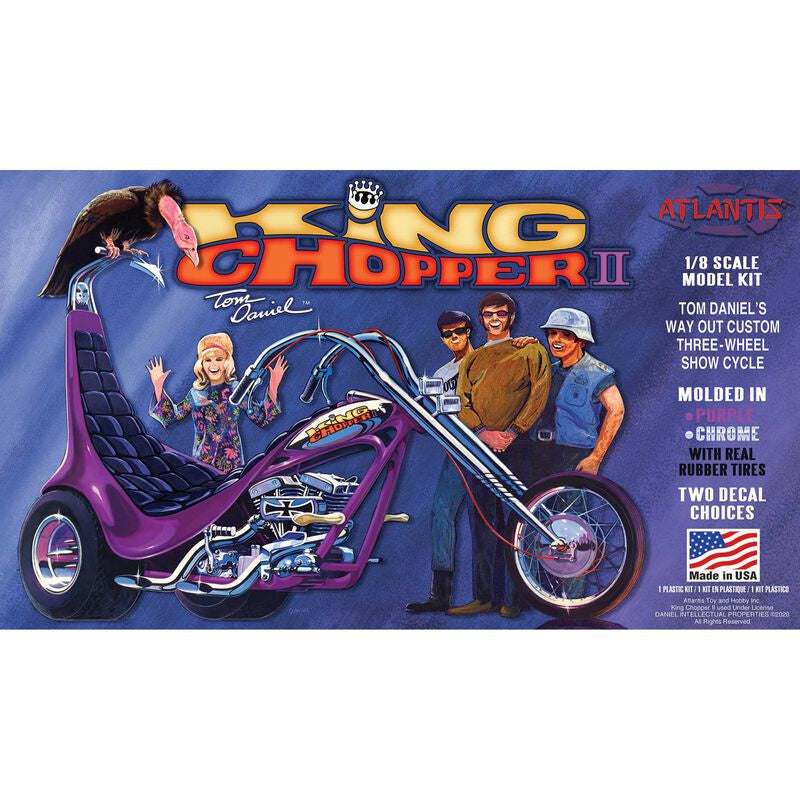 AANM224 Tom Daniel King Chopper II 1/8 Plastic Model Trike