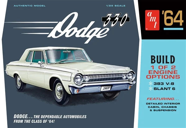 AMT-1366 1/25 1964 Dodge 330 Hardtop