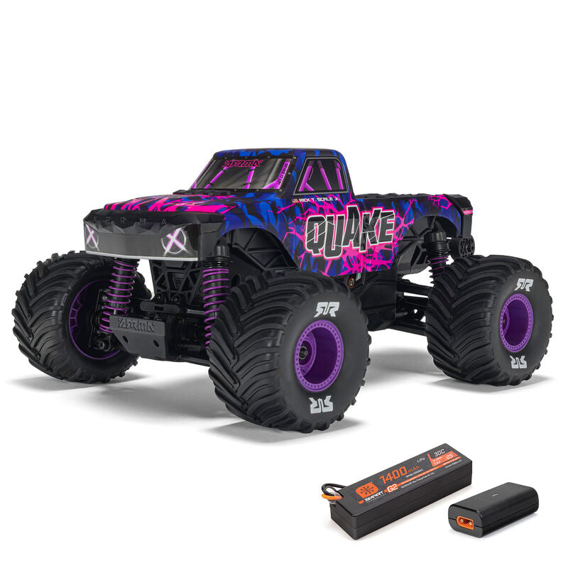 ARA2137 1/16 QUAKE GROM 4X4 RTR Brushed Monster Truck (Battery & Charger Included)