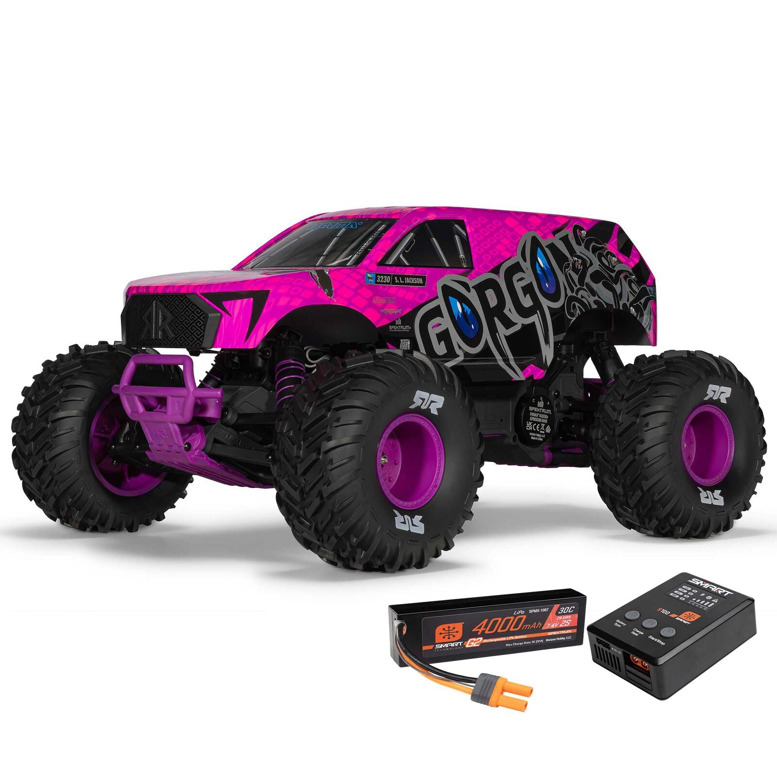 ARA3530T 1/10 GORGON 223S 2WD RTR Brushless Monster Truck