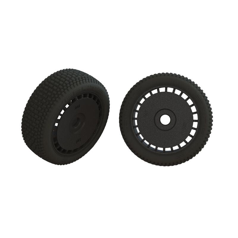 ARA550098 dBoots Exabyte Tire Set Glued Black (1 Pair)