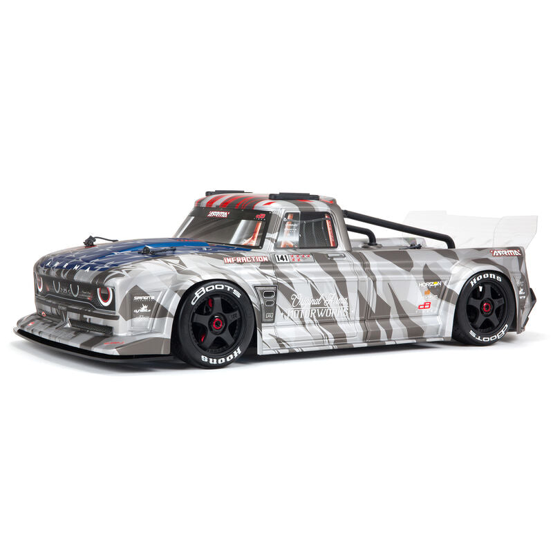 ARA7615V2T2 INFRACTION 6S BLX 1/7 All-Road Truck Silver