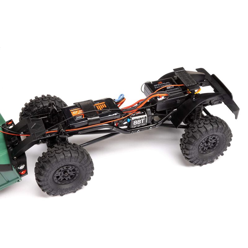 AXI00007T1 SCX24 40's 4 Door Dodge Power Wagon, Orange: 1/24 4WD-RTR Rock Crawler Brushed RTR