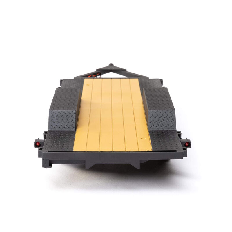 AXI00009	 SCX24 Flat Bed Vehicle Trailer with LED Taillights:1/24th