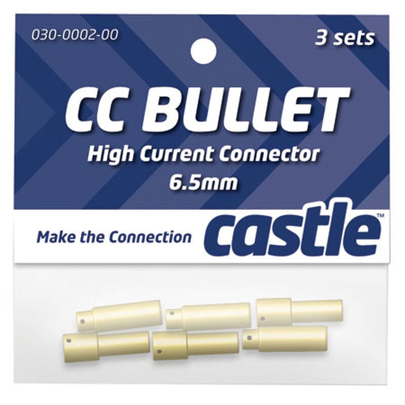 CSECCBUL653 6.5X3 6.5mm Bullet Conn 13G/8G 200A (3)