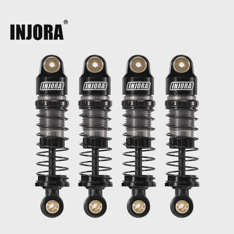 SCX24-198BK INJORA 36mm Big Bore Oil Shocks for 1/24 SCX24 FCX24M