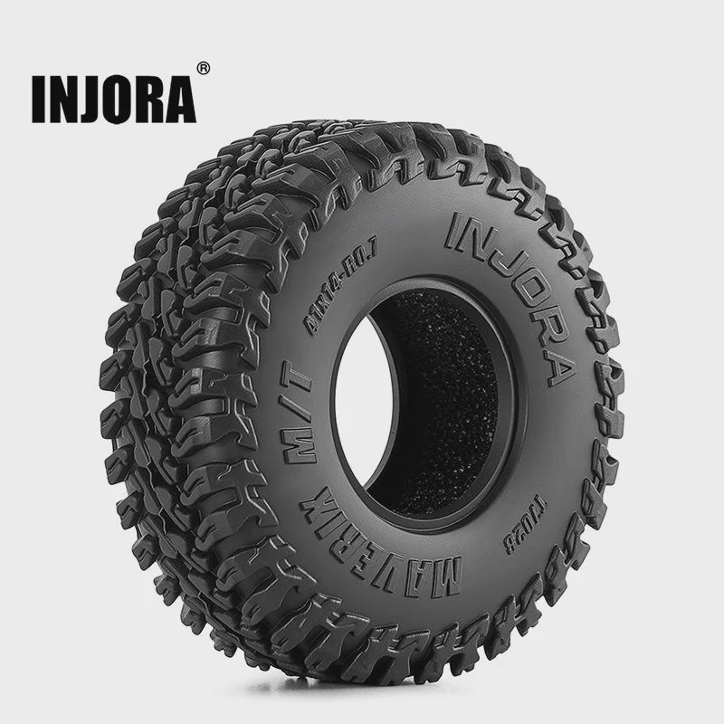 T7028 INJORA 0.7" 41*14mm MAVERIX M/T Tires for 1/30 SCX30 (T7028)