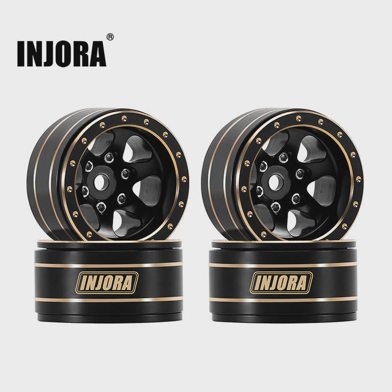 YQW-1012BGD 1.0" Brass Beadlock Wheels for 1/24 1/18 RC Crawler (W1012)