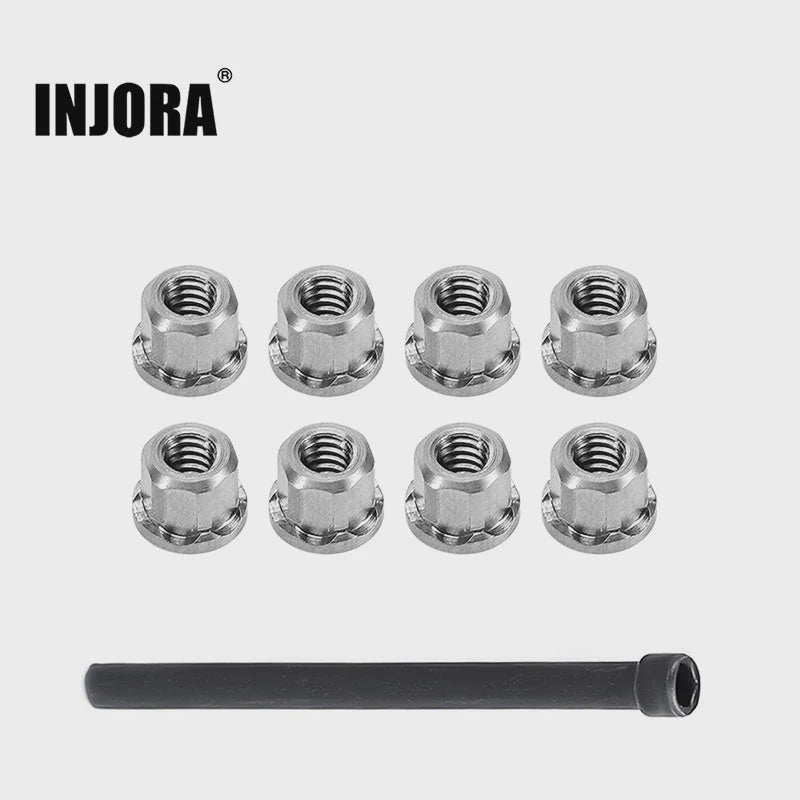 SCX30-12-8 INJORA M2 Stainless Steel Nuts for 1/30 SCX30