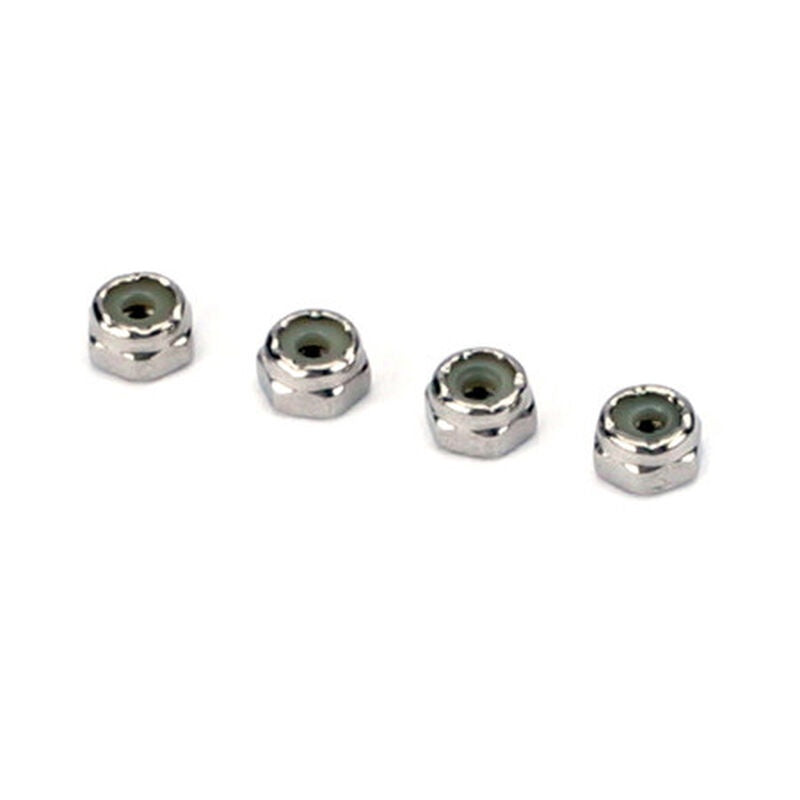 3112 SS Nylon Insert Lock Nut 4-40 (4)