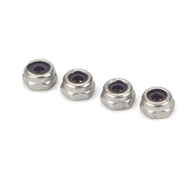 3113 SS Nylon Insert Lock Nut 6-32 (4)