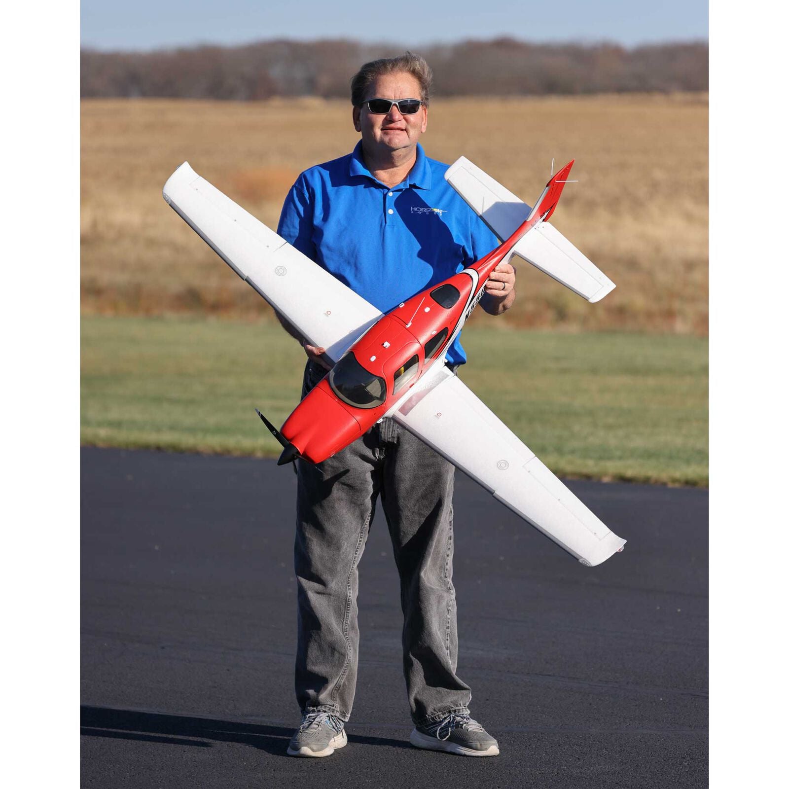 EFL15950	Cirrus SR22T Red 1.5m BNF Basic
