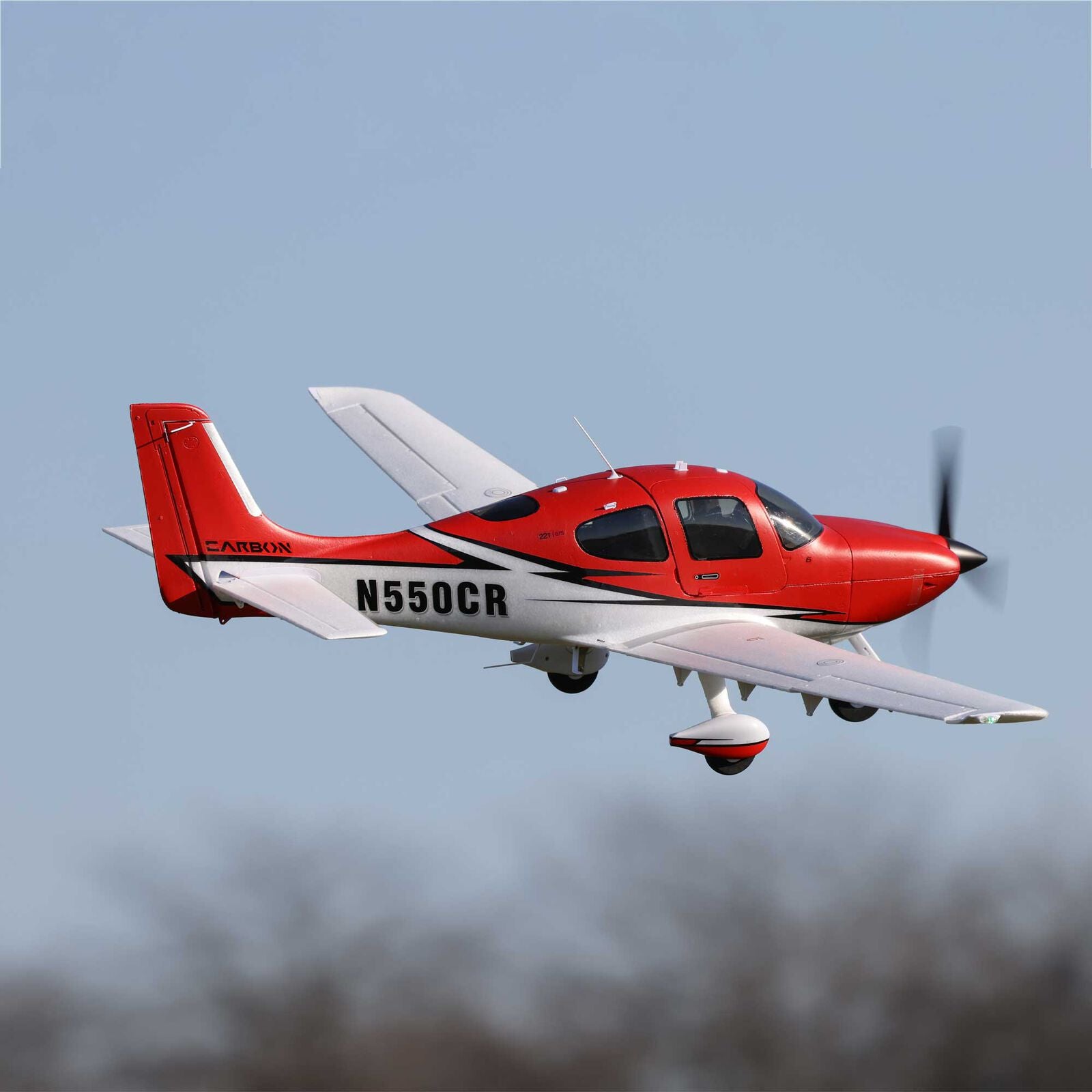 EFL15950	Cirrus SR22T Red 1.5m BNF Basic