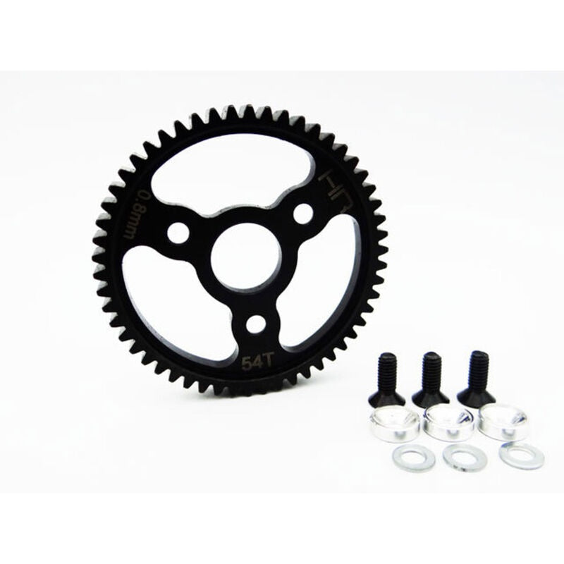 SJT254 Steel Spur Gear 32P 54T Silver