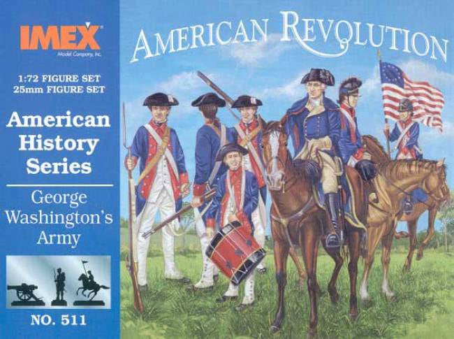 IMX-511	1/72 American Revolution Washington's Army (50)