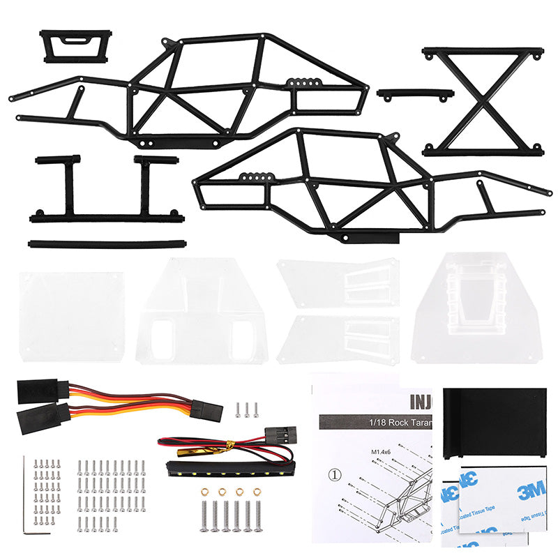 INJORA Rock Tarantula Nylon Buggy Body Chassis Kit for 1/18 TRX4M