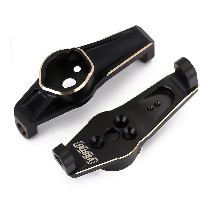 TRX4-8232BK INJORA Black Coating Brass Caster Blocks C Hubs #8232 For TRX-4 TRX-6