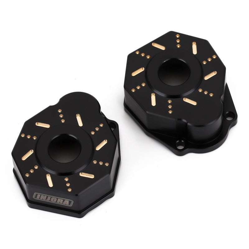 TRX4-8251D-BK INJORA 49g/Pcs Black Brass Outer Portal Drive Housing #8251 For TRX-4 TRX-6