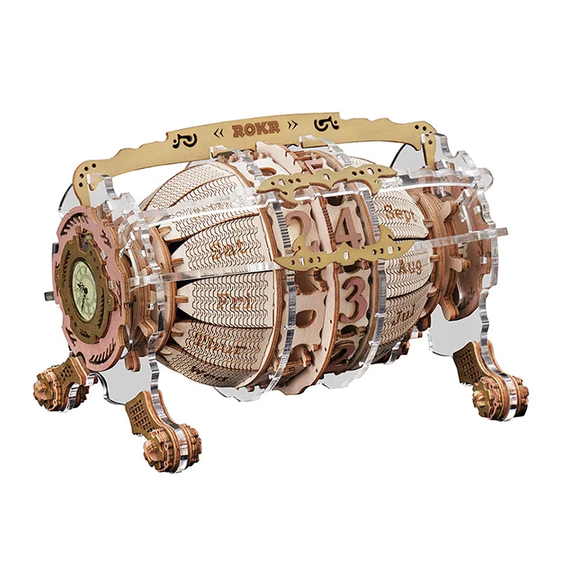 LC801 3D Wood Calendar Mechanical Model