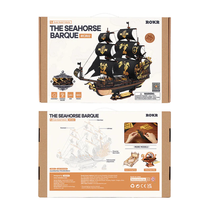 The Seahorse Barque Sailing Ship