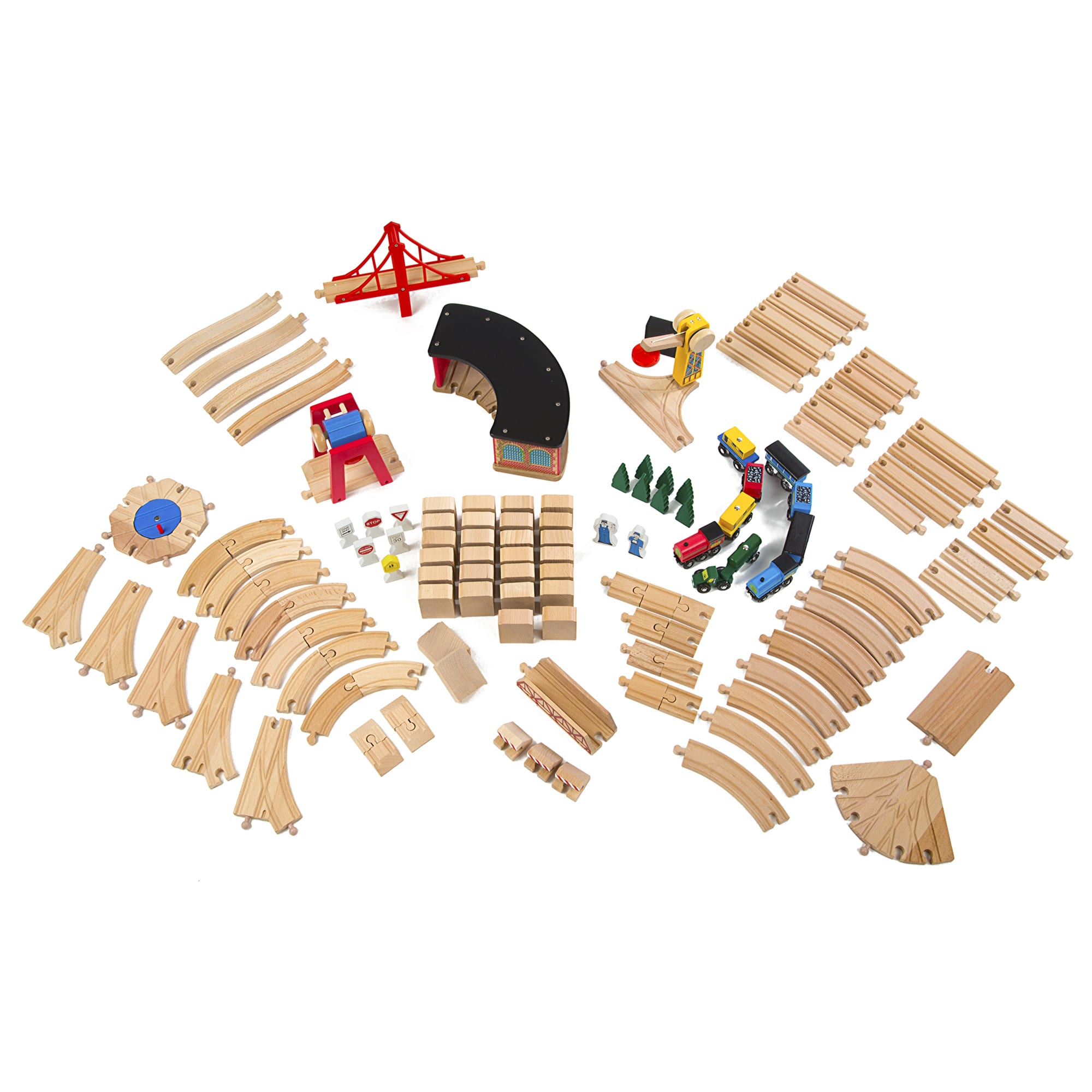 Melissa & Doug Wooden Railway Set - 701