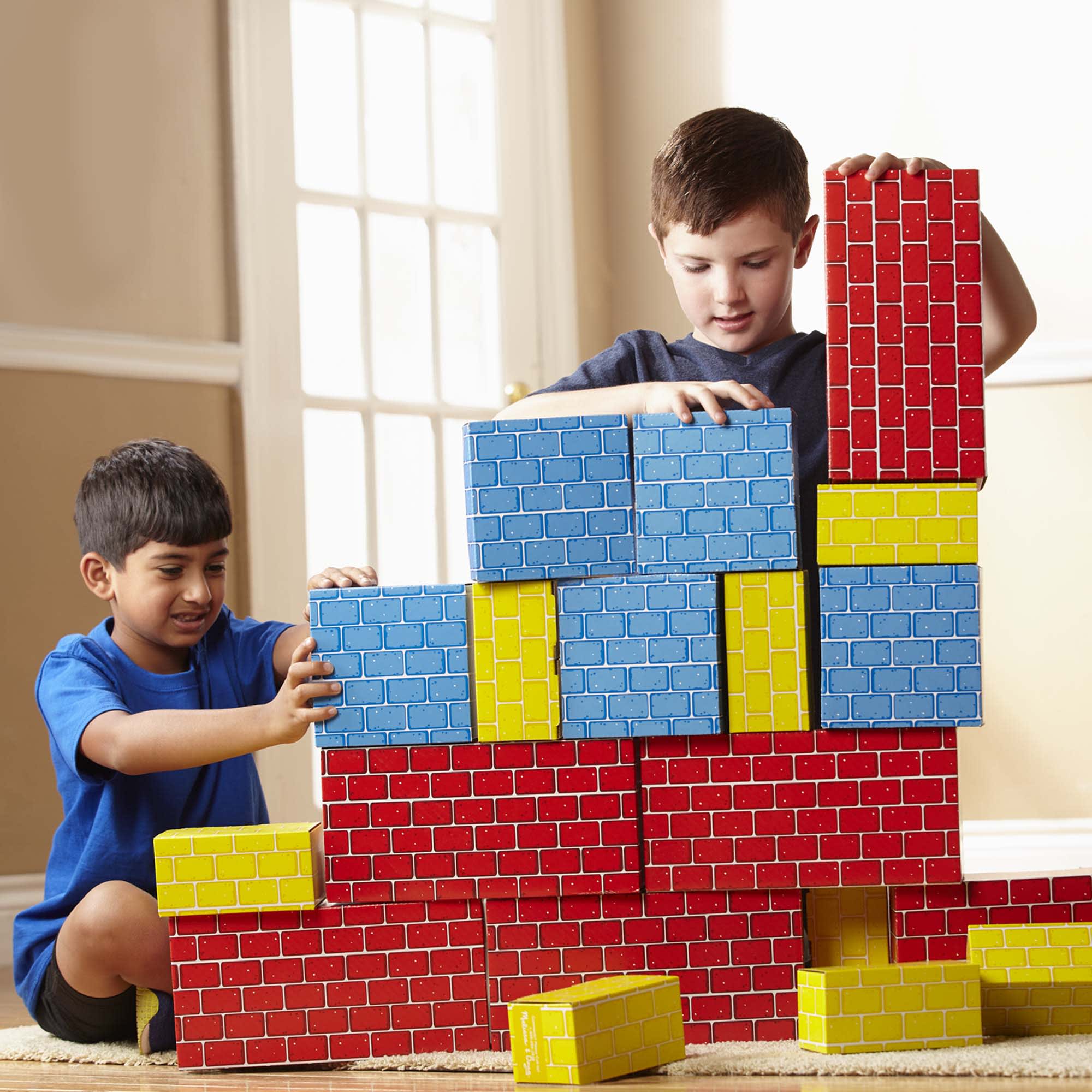 Melissa & Doug Deluxe Jumbo Cardboard Blocks (40 pc) - 2784