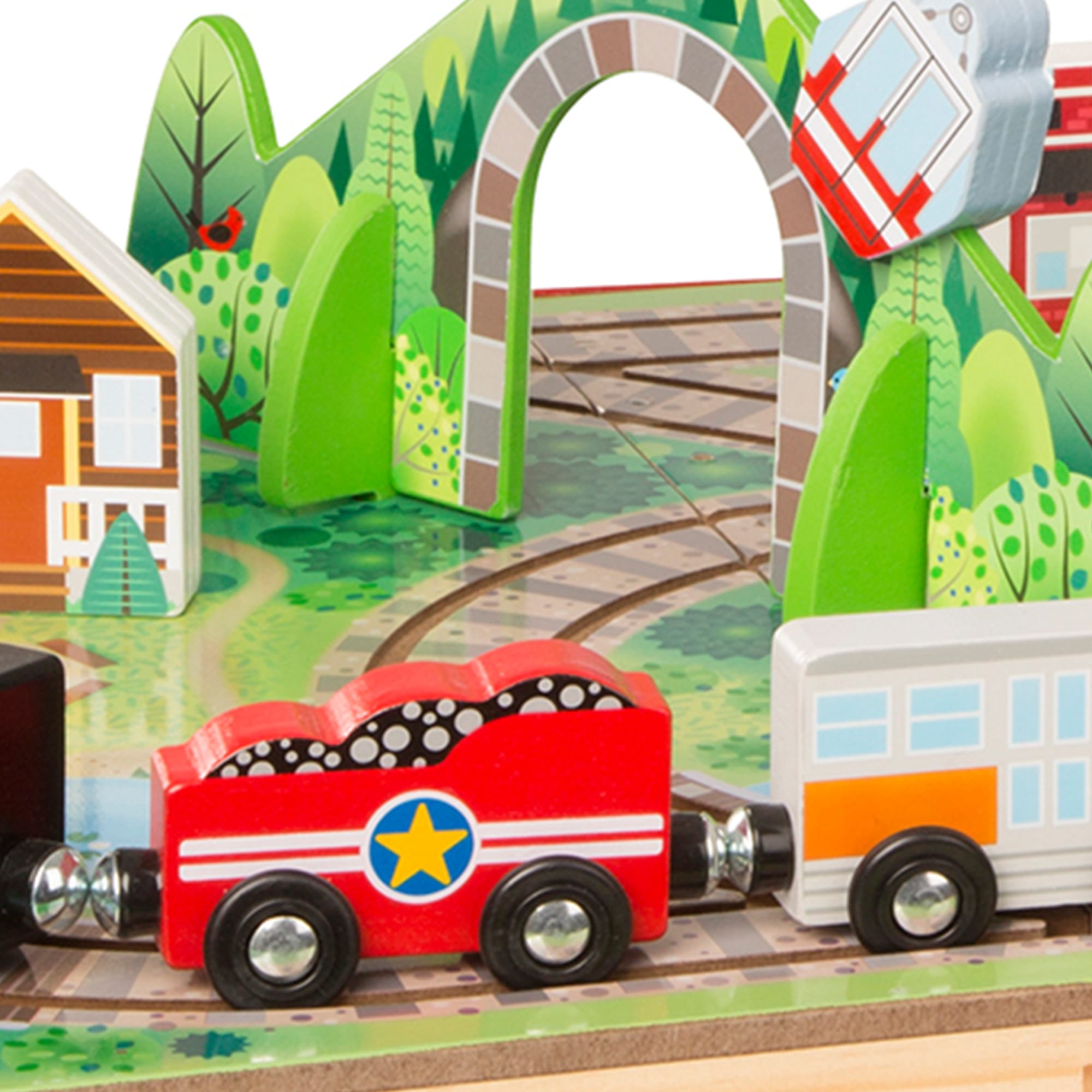 Melissa & Doug Take-Along Railroad - 30140