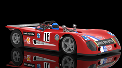 NSR0566SW LOLA T290 FORD TARGA FLORIO 1973 #16 "POOKY"/PASOLINI SW SHARK 21.5K EVO