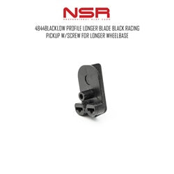 NSR 4844BLACK LOW PROFILE LONGER BLADE RACING PICKUP - WITH SCREW TYPE MOUNTING