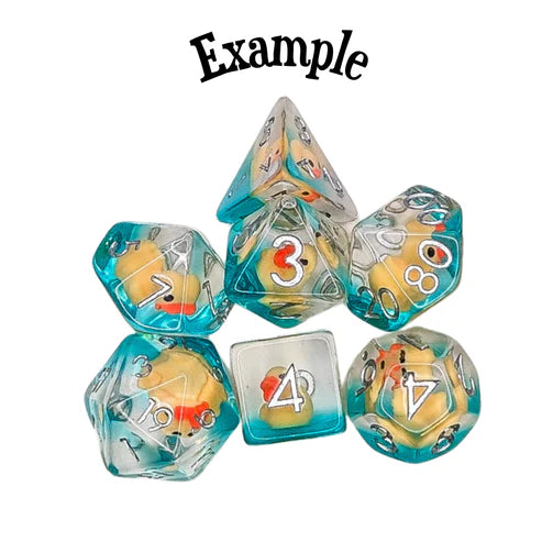 A-FILL Filled/Inclusion Mystery Dice Sets