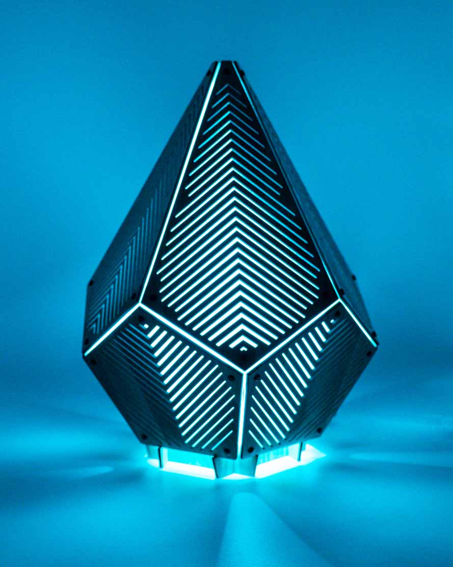 Sinar Linez 3D Papercraft Table Lamp