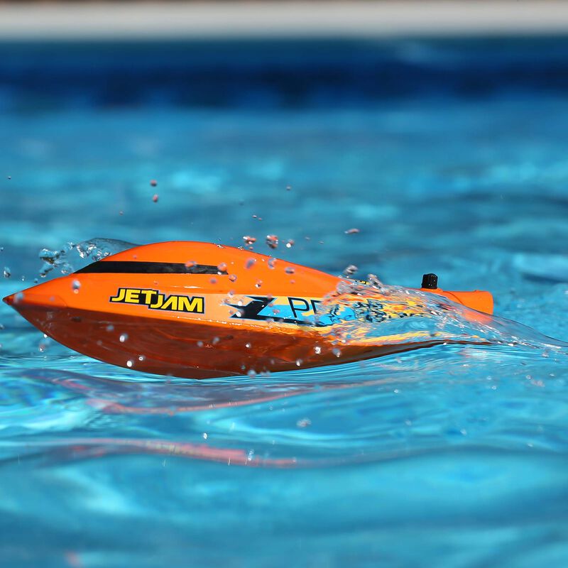 PRB08031V2T1	Jet Jam 12" Pool Racer, Brushed, Orange: RTR
