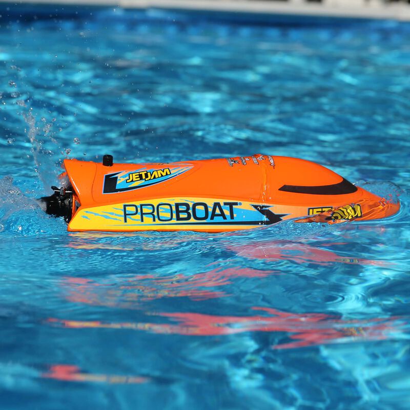 PRB08031V2T1	Jet Jam 12" Pool Racer, Brushed, Orange: RTR