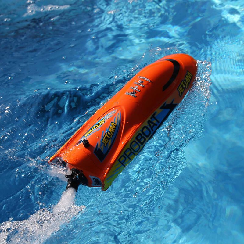 PRB08031V2T1	Jet Jam 12" Pool Racer, Brushed, Orange: RTR