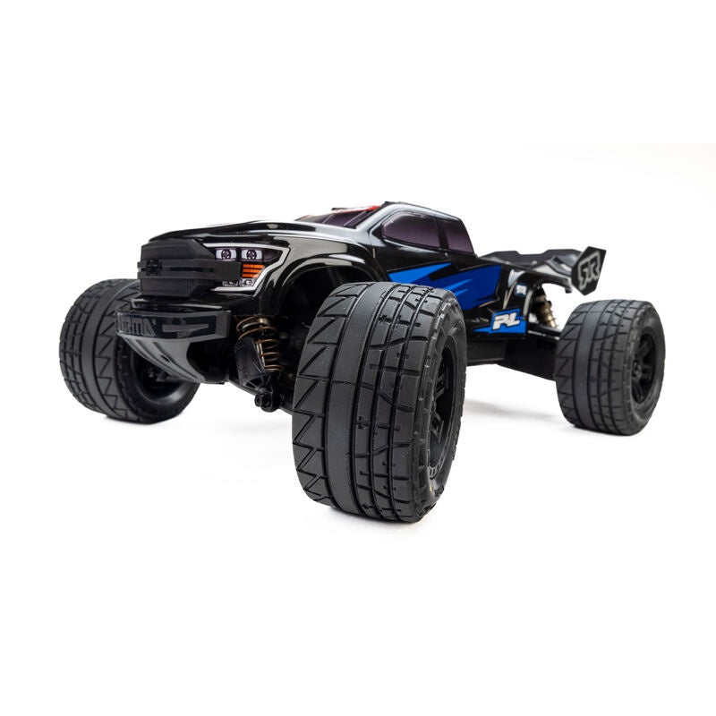 PRO1034510 Menace F/R Street Tires Mounted 12mm Black Split Six for ARRMA Mini KRATON