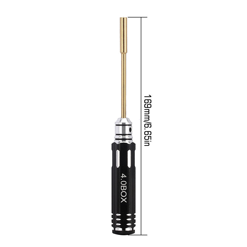SCX24-100 INJORA 4.0mm Hex Nut Driver Thin Walled Hexagon Wrench Socket RC Tool For SCX24 AX24
