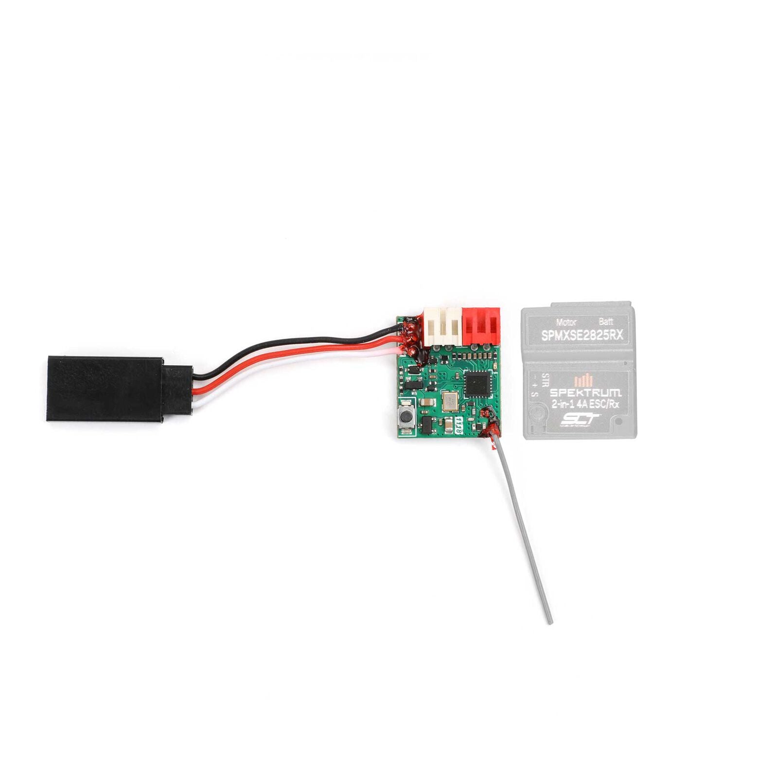 SPMXSE2825RX	2n1 10A SLT Rx / Brushed ESC Micro B