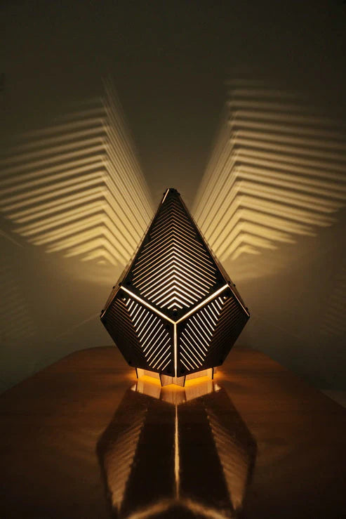 Sinar Linez 3D Papercraft Table Lamp