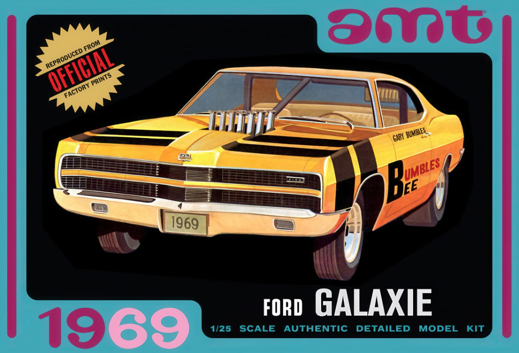 AMT 1373 1/25 1969 Ford Galaxie Hardtop