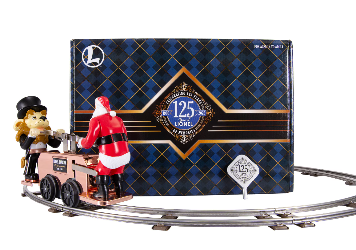 Lionel Lenny/Santa Handcar - Blue