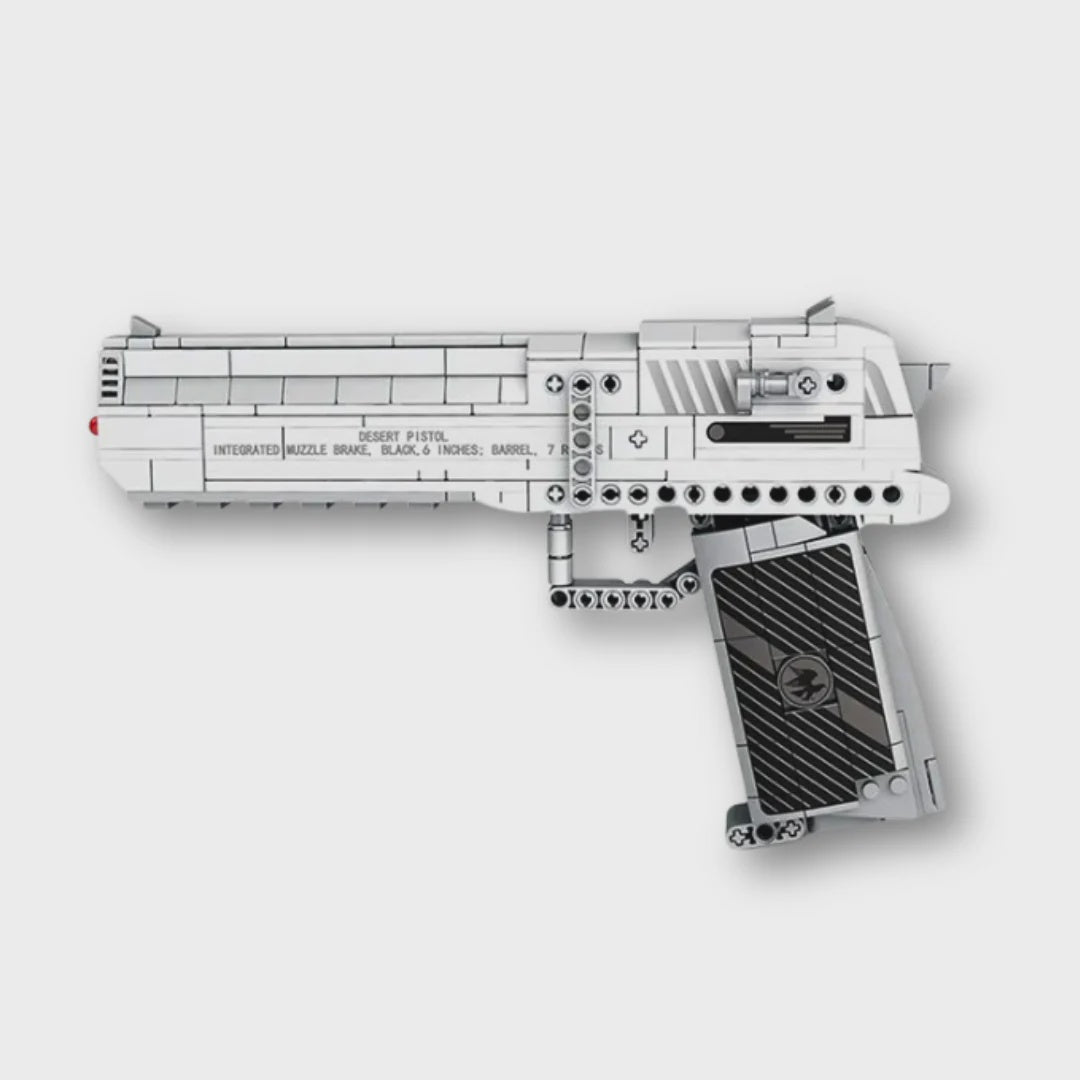 Reobrix 77001 Eagle Building Set – 408-Piece Brick Pistol Model