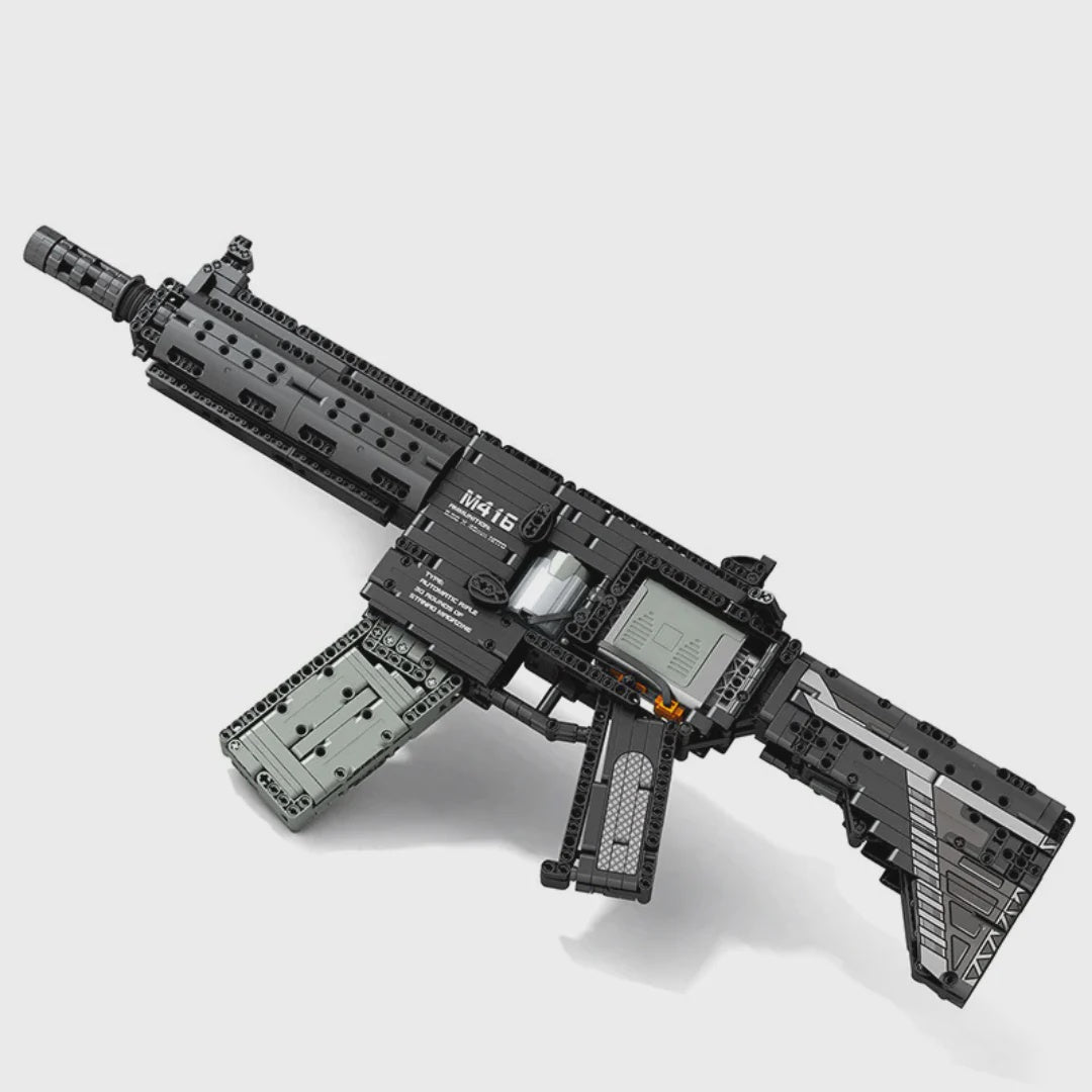 Reobrix 77004 M416 Motorized Assault Rifle – 1188-Piece Building Block Set