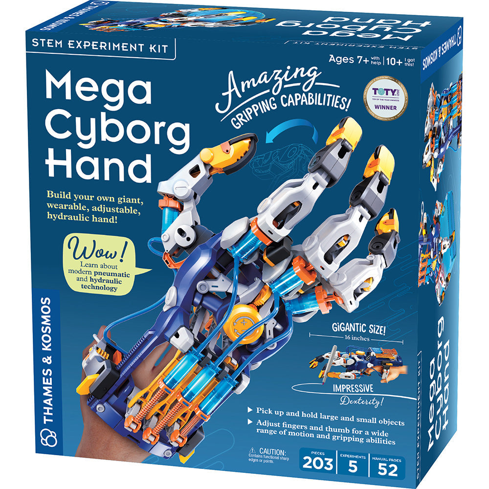 THK-620501	Mega Cyborg Hydraulic Gripping Hand STEM Experiment Kit