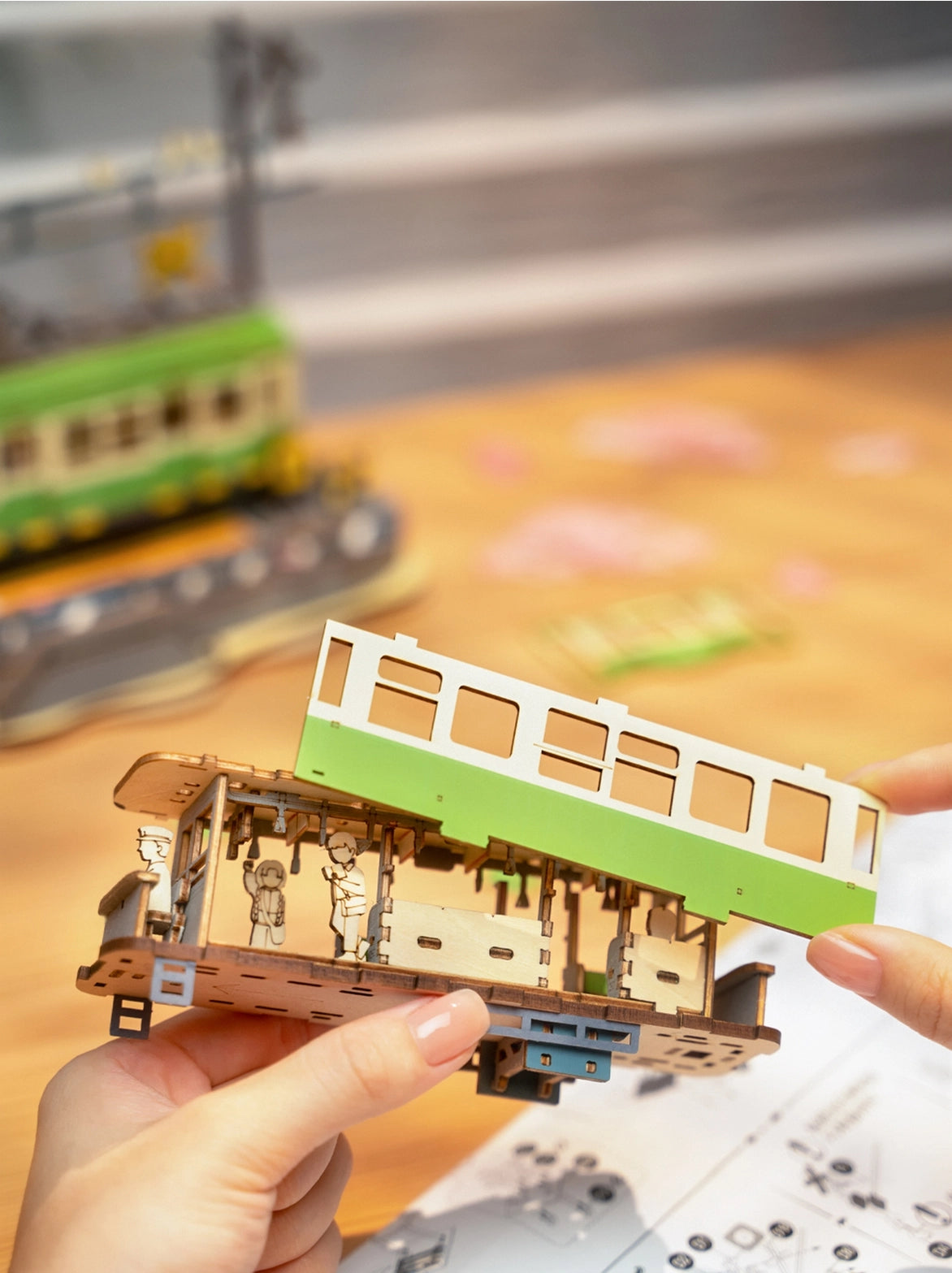 TGS02 Wooden Puzzle: Sakura Journey