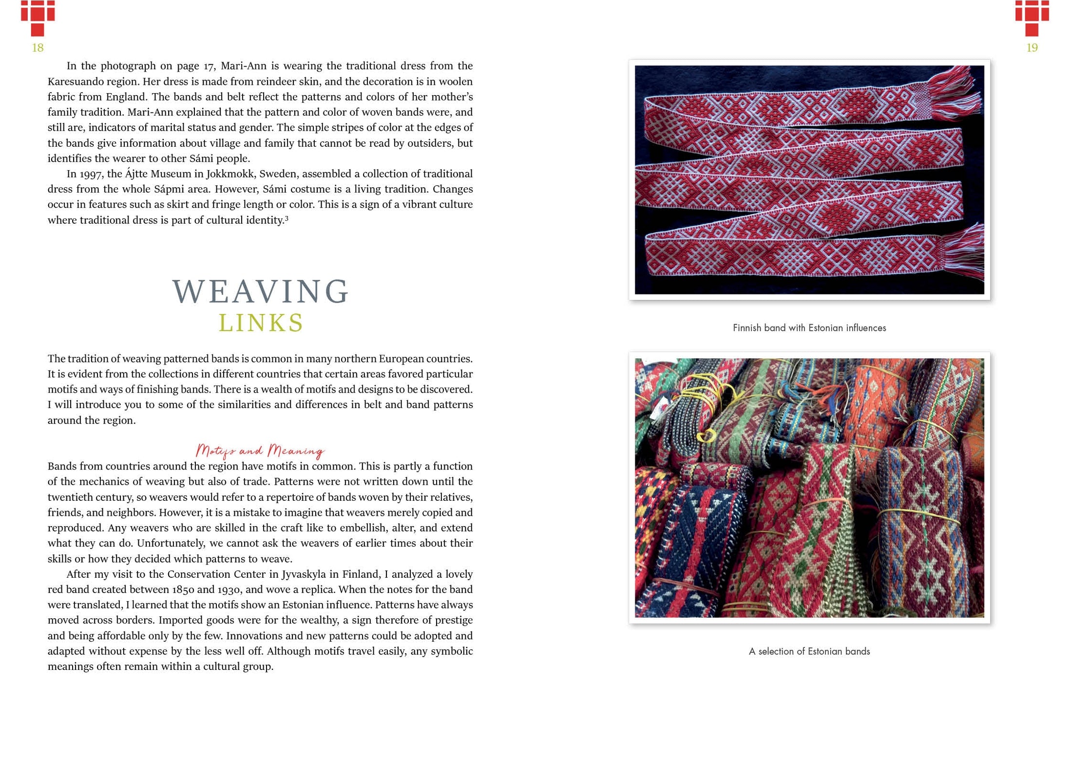 Weaving Patterned Bands