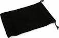Dice Bag: Large Suede Cloth Black