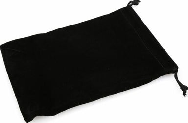 Dice Bag: Large Suede Cloth Black