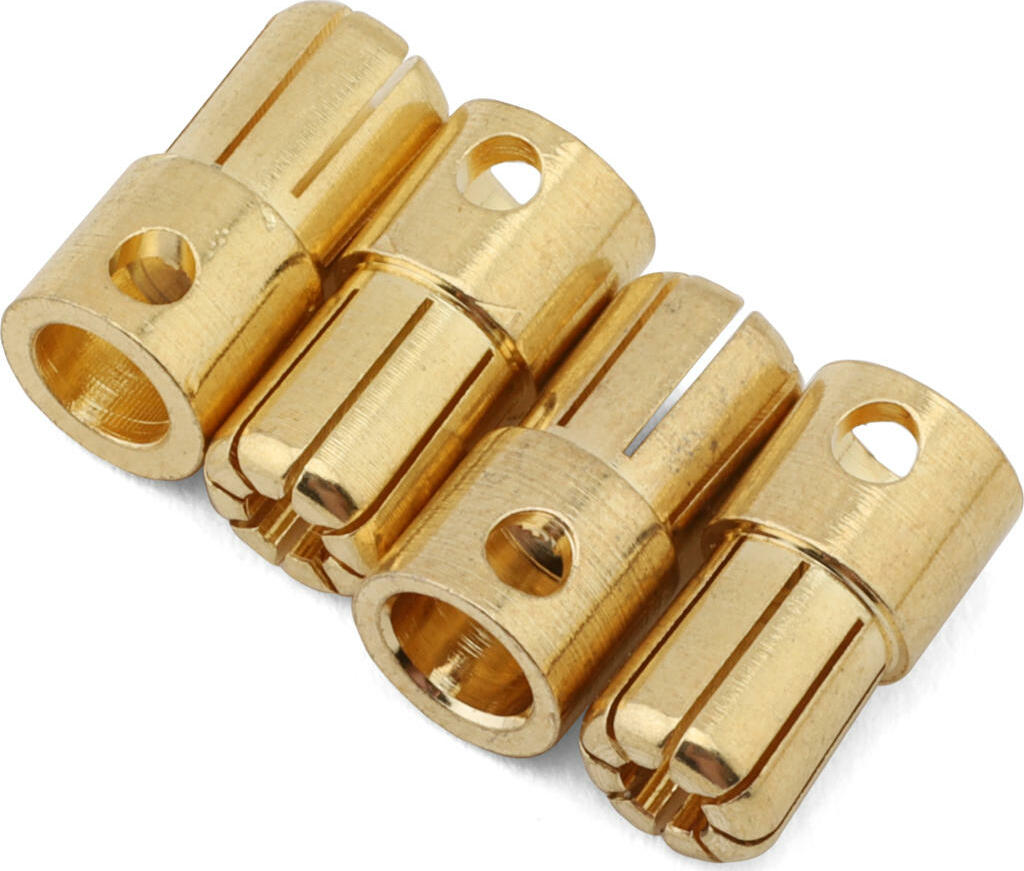Samix 6.5mm High Current Bullet Plug Connectors (4 Male)