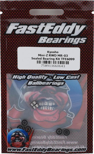 FastEddy Kyosho Mini-Z RWD MR-03 Sealed Bearing Kit