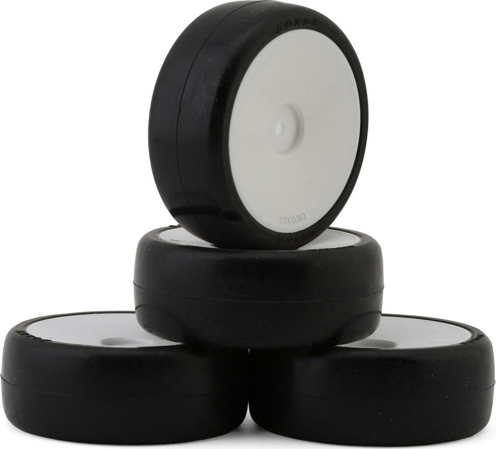 Yokomo Sorex Pre-Glued Touring Car Tires (4) (32 Shore)